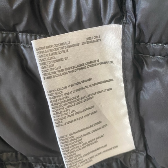 Michael Kors Charcoal Grey Light Weight Packable Down Fill Puffer Jacket - Picture 10 of 11